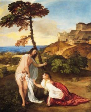 Noli me tangere Artwork by Titian