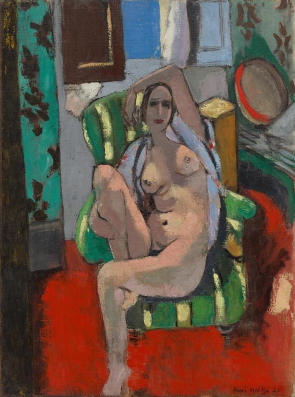 Odalisque With A Tambourine Artwork by Henri Matisse