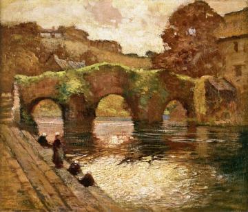 Bridge At Quimperlé Artwork by Georges Ames Aldrich
