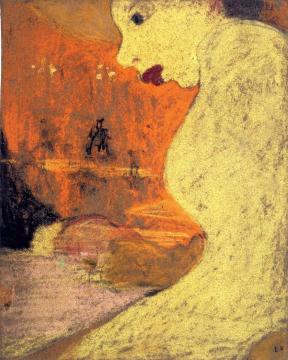 The Flirt Artwork by Edouard Vuillard