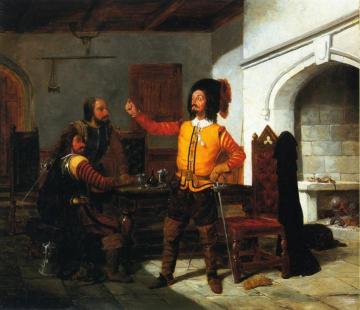 William Dodge As Pistol Artwork by Arthur Fitzwilliam Tait