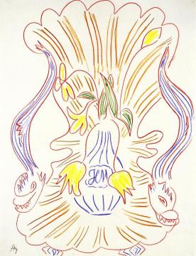 Bouquet on a Venetian Armchair Artwork by Henri Matisse