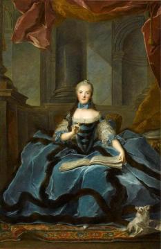 Portrait of Marie Adélaïde of France Artwork by Jean-Marc Nattier