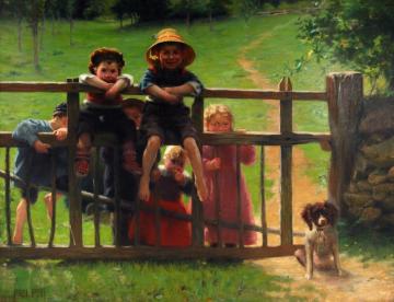 Orchestra Chairs Artwork by Paul Peel