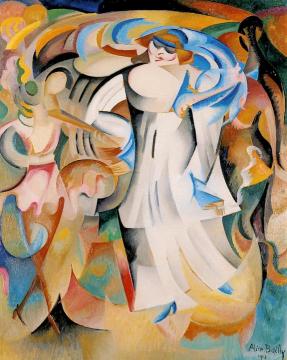 Marval At The Van Dongen's Masked Ball Artwork by Alice Bailly