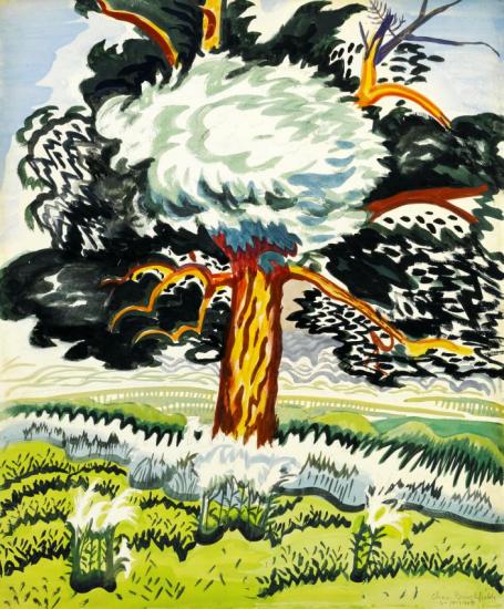 Cold June Evening Artwork by Charles Burchfield