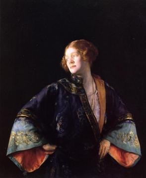 The Blue Mandarin Coat Artwork by Joseph DeCamp
