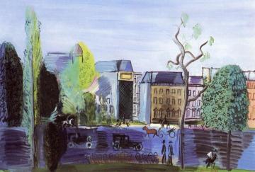 Ll'avenue Du Bois Artwork by Raoul Dufy