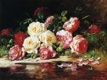 Still Life With Roses Artwork by Abbott Fuller Graves
