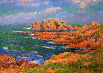 The Rocks at Ouessant Artwork by Henry Moret