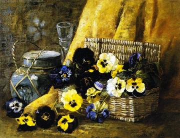 Pansies Artwork by Claude Raguet Hirst