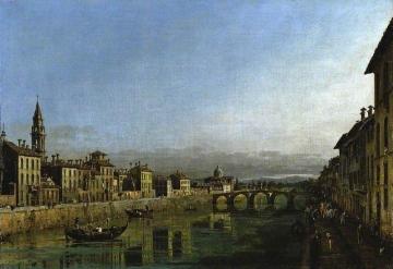 The Arno in Florence with the Ponte alla Carraia Artwork by Bernardo Bellotto