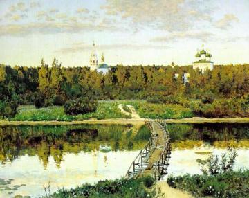 Silent cloister Artwork by Isaac Ilich Levitan