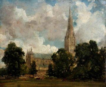 Salisbury Cathedral from the South-West Artwork by John Constable