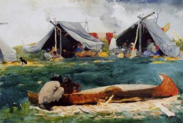 Montagnais Indians Artwork by Winslow Homer