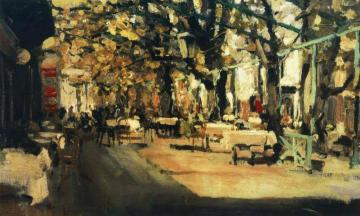 Café in Yalta Artwork by Constantin Alexeevich Korovin
