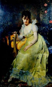 Madame Deforge Artwork by Madeleine Jeanne Lemaire