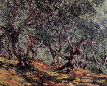 Olive Trees in Bordighera Artwork by Claude Oscar Monet