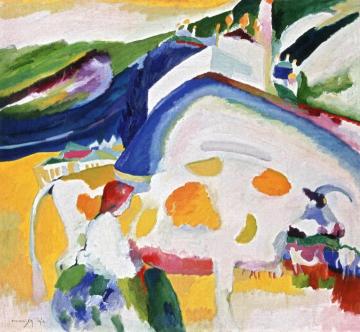 The Cow Artwork by Wassily Kandinsky