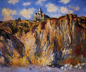 The Church at Varengeville, Morning Effect Artwork by Claude Oscar Monet