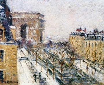 The Arc de Triomphe Artwork by Gustave Loiseau
