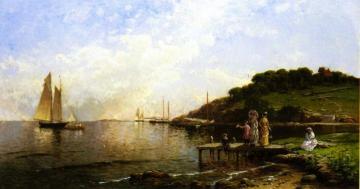 Going Out in the Yacht Artwork by Alfred Thompson Bricher