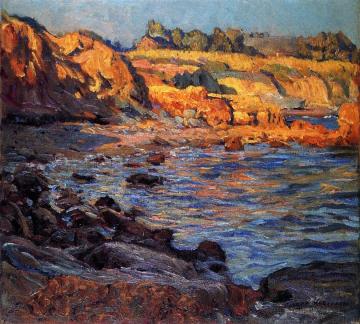Golden Cliffs Artwork by Joseph Kleitsch