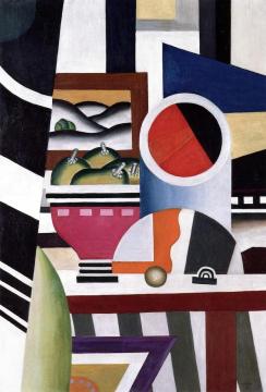 Still LIfe with Fruit Bowl Artwork by Fernand Léger