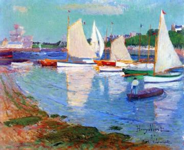 The Port from the East Artwork by Henry Moret