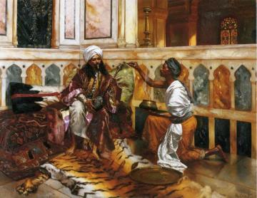 Preparing The Hookah Artwork by Rudolf Ernst