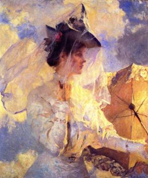 Against the Sky Artwork by Frank Weston Benson