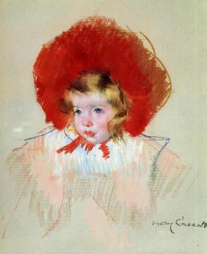 Child with Red Hat Artwork by Mary Cassatt
