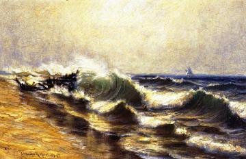 Seascape With Ships Artwork by Claude Raguet Hirst