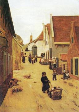 Street in Zandvoort Artwork by Max Liebermann