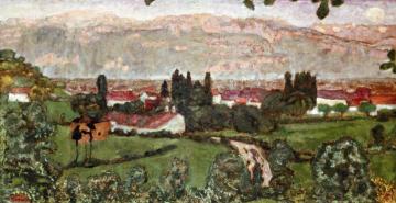 Panoramic View (Dauphiné) Artwork by Pierre Bonnard
