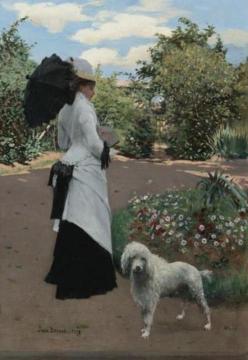 La Boule de Verre Artwork by Jean Georges Beraud
