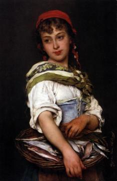 The Day's Catch Artwork by Eugen Von Blaas