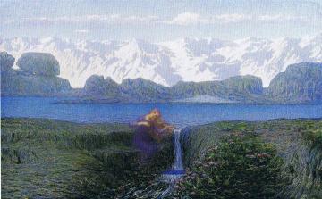 The sound of the stream Artwork by Emilio Longoni