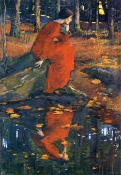 The Leaf Artwork by Elizabeth Adela Stanhope Forbes