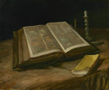 Still Life With Bible Artwork by Vincent Van Gogh