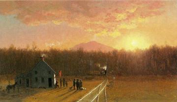 Afternoon Train Artwork by Jervis McEntee