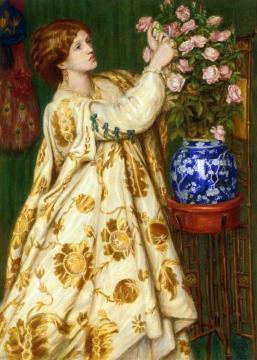 Monna Rosa Artwork by Dante Gabriel Rossetti