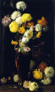 Chrysanthemums Artwork by Mathias J. Alten