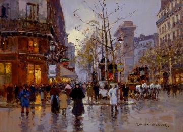 Porte St. Denis Artwork by Edouard Léon Cortes