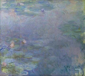 Pale Waterlilies (detail) Artwork by Claude Oscar Monet