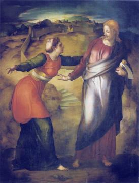 Noli me tangere Artwork by Agnolo Bronzino
