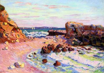La Pierriere à Saint-palais, Marée Montante Artwork by Armand Guillaumin