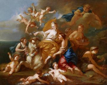 The Rape of Europe Artwork by Pierre-Jacques Cazes