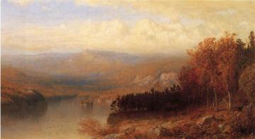 Adirondack Scene in Autumn Artwork by Alexander Helwig Wyant