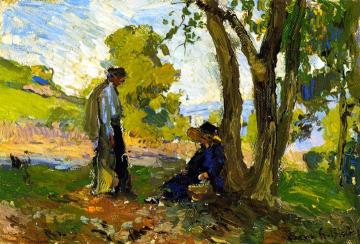 Summer Afternoon Artwork by Franz Bischoff